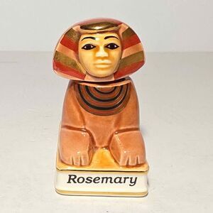 Danbury Mint Spices of the World Spice Jar Rosemary Egyptian Sphinx